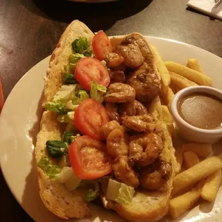 BBQ Shrimp Po-Boy