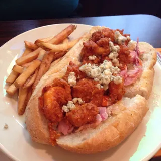 Buffalo Shrimp Po-Boy