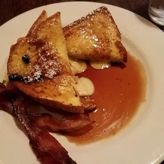 Blueberry Brandy Glazed French Toast