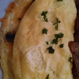 Mushroom and Cheese Omelette