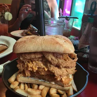 Chicken-Pimento Stack