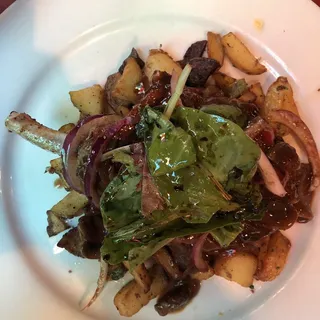 Blackened Pork Chop Plate