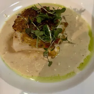Crab Stuffed Sea Bass