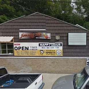 the front of the restaurant