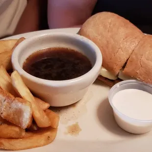 a plate of food