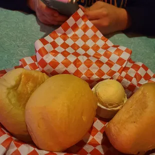 Delicious yeast rolls.