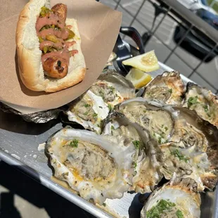 oysters, shellfish, mussels, oysters and mussels, food