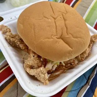 Fish sandwich