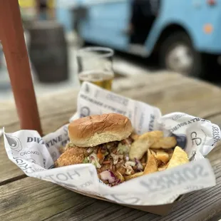 Uncle Gene 's Fish Sandwich