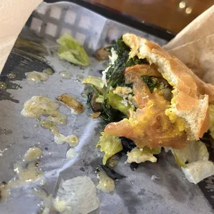 Chicken had no flavor whatsoever except for the crazy amount of salt that left mine lips swollen