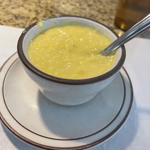a bowl of soup