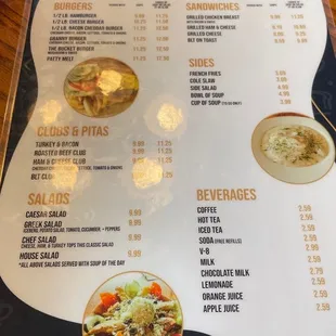 New menu?  Limited