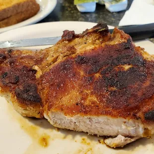 Excellent pork chops! HUGE!