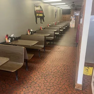 Most of the seating area, gonna be loud when well occupied