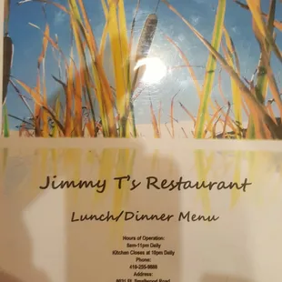 Lunch/Dinner Menu