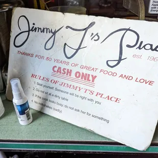 cash only!