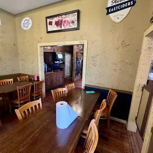 the dining room