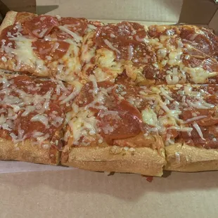 Six of the 18 slice large pepperoni slices!!!