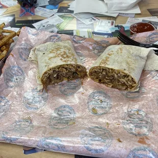 BBQ burrito