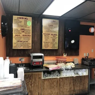 the inside of the restaurant