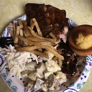 bbq ribs, ribs, food