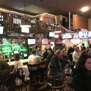 people sitting at the bar