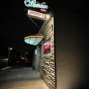 the outside of the building