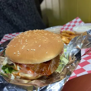 Hawaiian Burger Combo