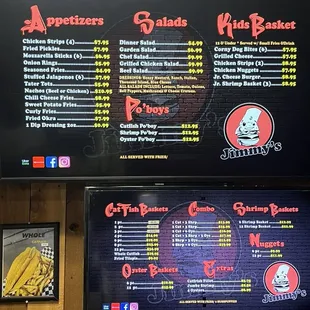 menu and prices