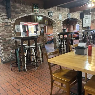 High tops and several tables