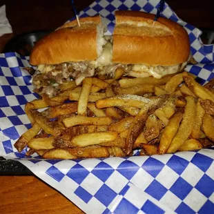 Cheesesteak was good. I would order it again.