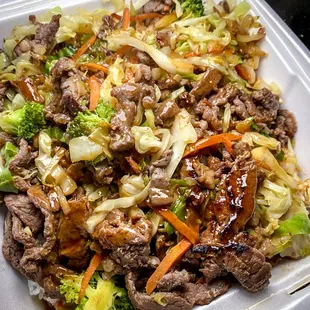 Combo teriyaki plate