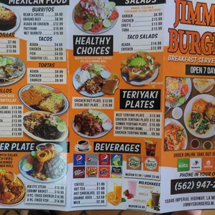 Menu Outside Sept 2023