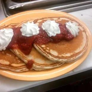 Homemade pancakes! Yum!