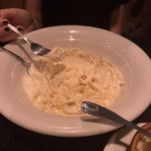 The Fettuccine Alfredo always a winner!