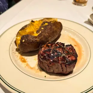 two steaks on a plate