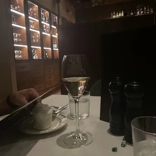 Complimentary birthday champagne