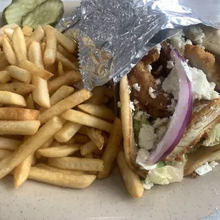 Greek Jimmy's Pita - 7.8/10 (ask for fresh fried chicken)