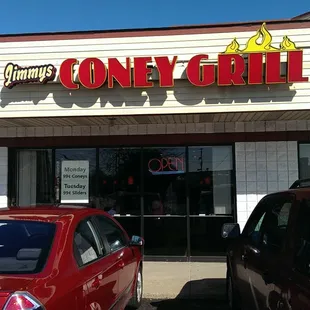 the outside of the restaurant