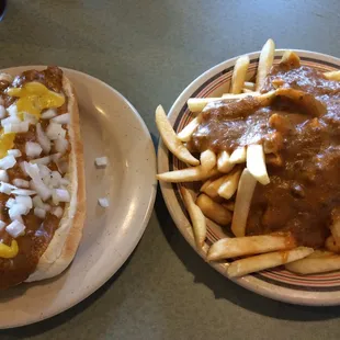 Coney Island with chili fries