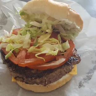 The cheeseburgers are bomb.