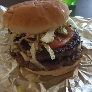 Two 1/3 lb. patties, $4.99