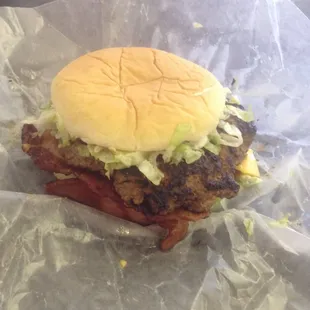 Bacon cheeseburger