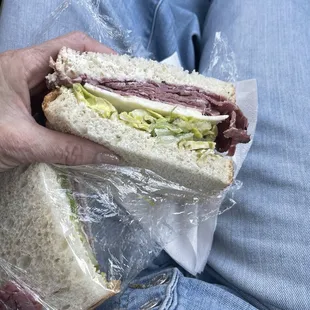 Pastrami on sourdough