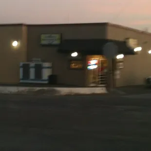 the outside of the building