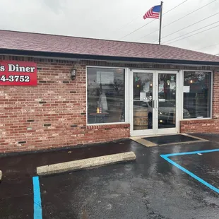 the front of jimmy's diner