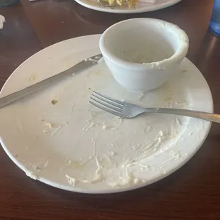 My empty plate, sorry, it was that good!