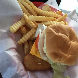 Breaded Flounder Sandwich