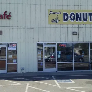 Right off the road near Amys