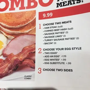 Good selection for all meals